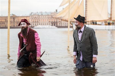 Инженерный театр «АХЕ» из Санкт-Петербурга представит спектакль «Мокрая свадьба» 23 июня в Иркутске